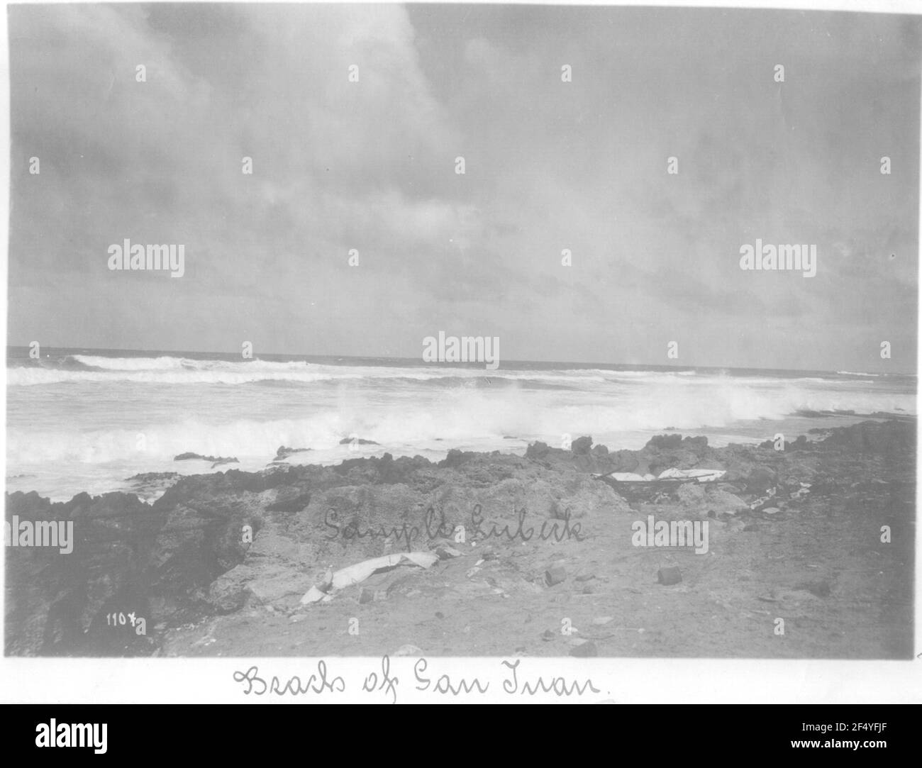 Puerto rico san juan beach Black and White Stock Photos & Images - Alamy