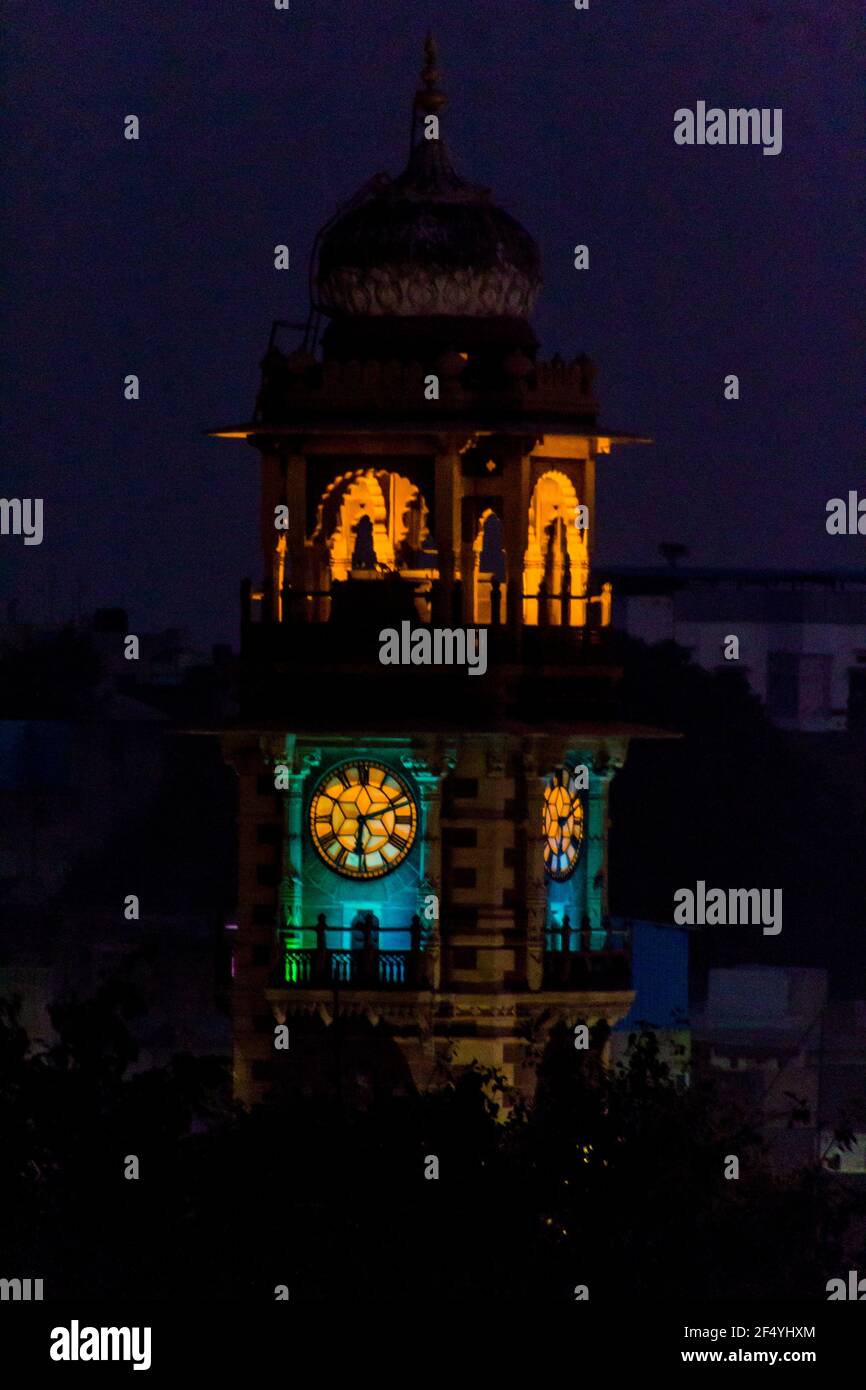 The clock tower in Jodhpur Stock Photo Alamy