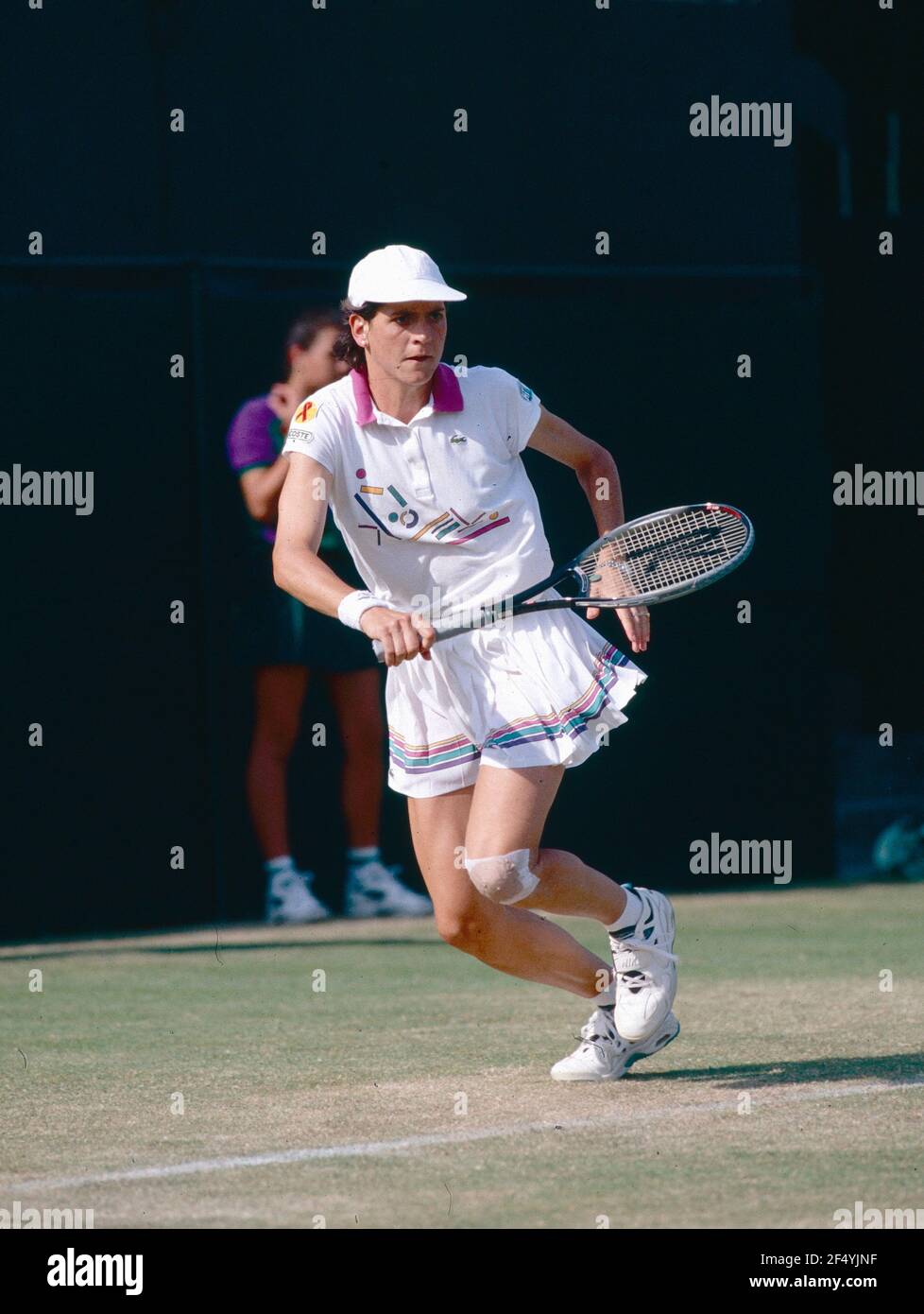 French tennis player Pascale Paradis, Wimbledon, UK 1990s Stock Photo