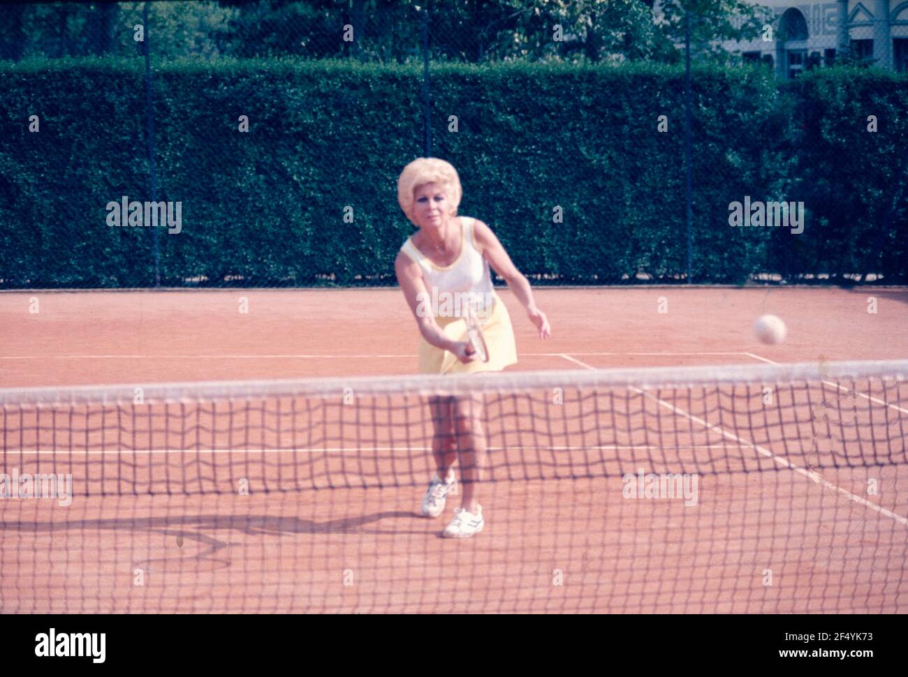 Italian tennis player Lea Pericoli, 1975 Stock Photo - Alamy
