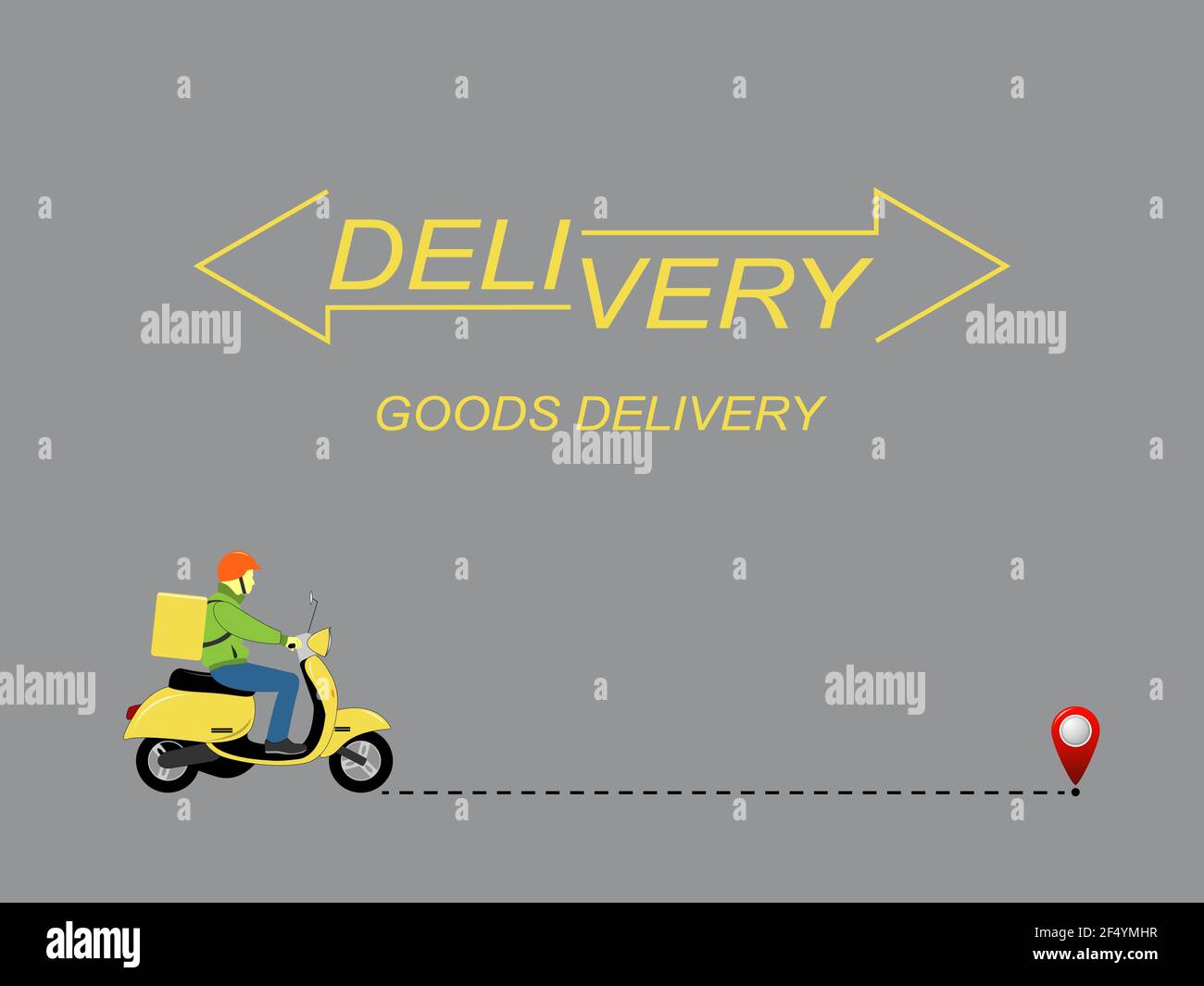 Delivery of goods. Urgent delivery by courier, carrier on a scooter and