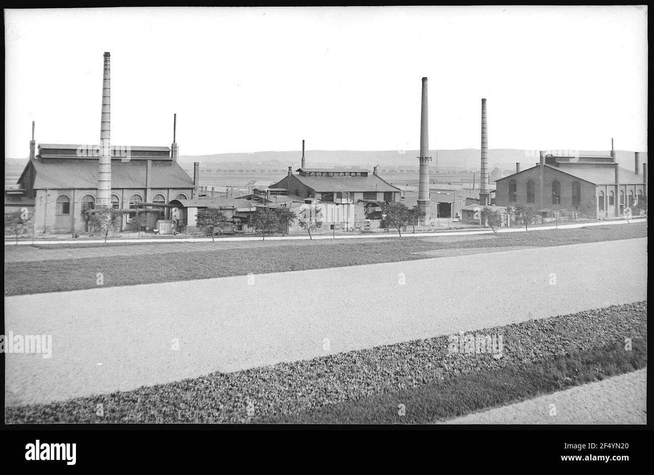 Brockwitz. Glass factory Stock Photo Alamy