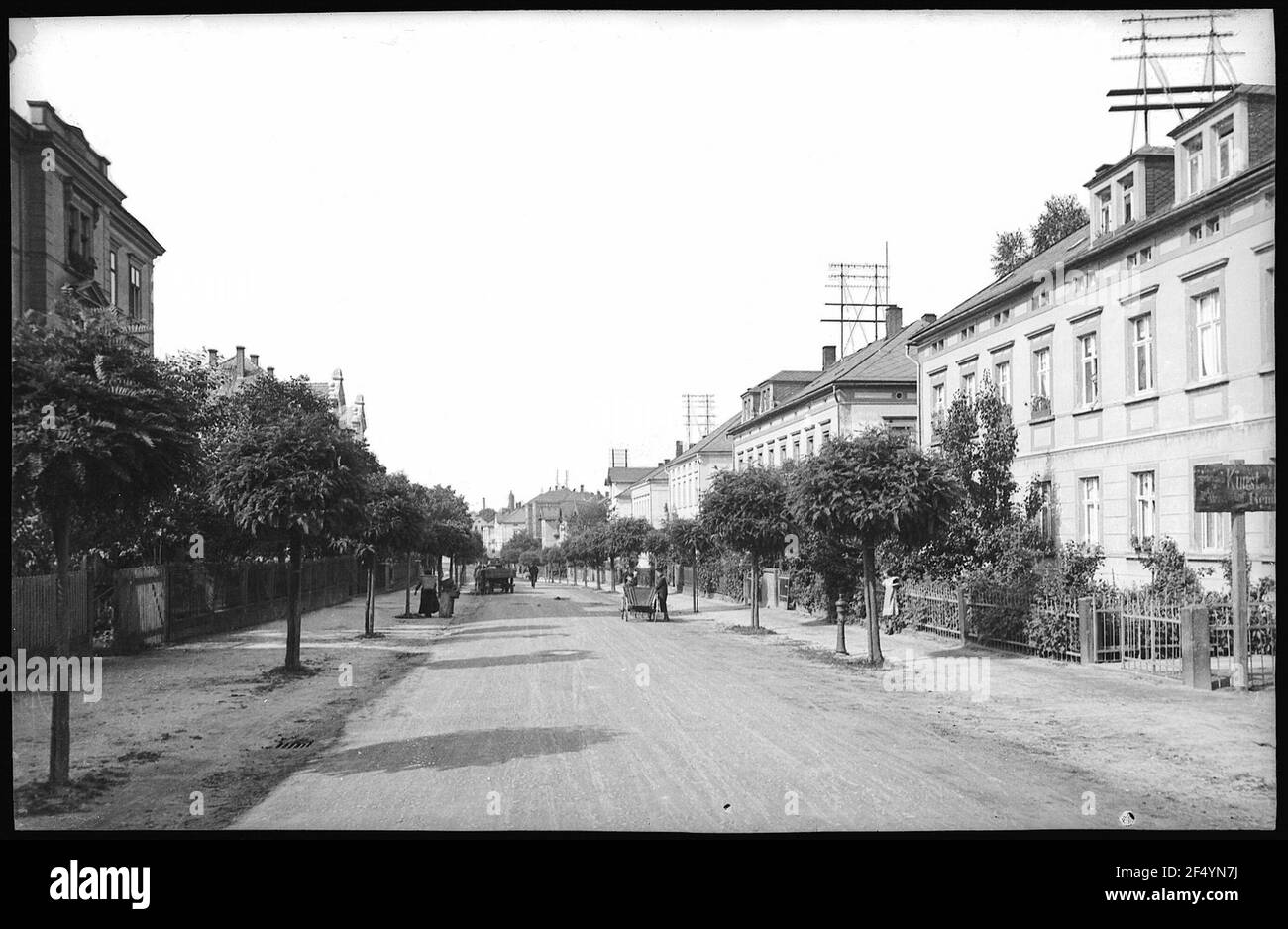 Bischofswerda. Bautzner Straße Stock Photo Alamy