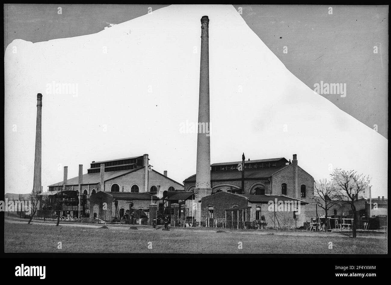Brockwitz. Glass factory Stock Photo Alamy