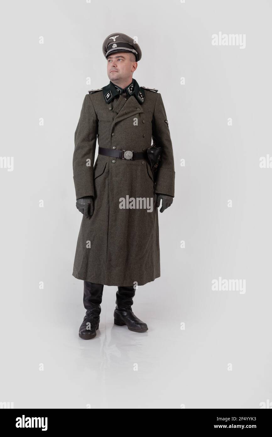 nazi officer trench coat