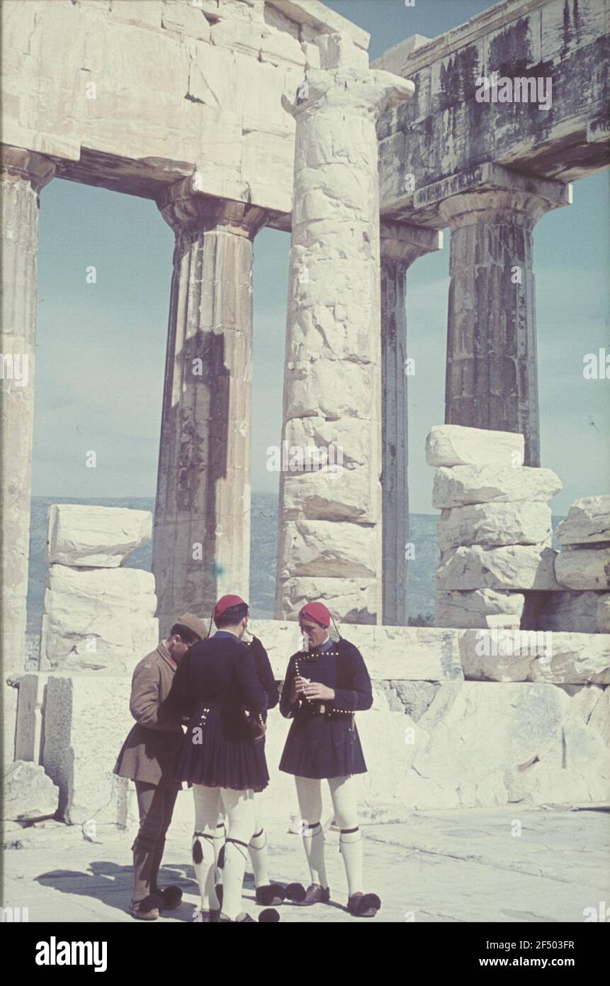 Travel photos Greece. Athens. Acropolis. Parthenon (447-432 BC) Stock Photo