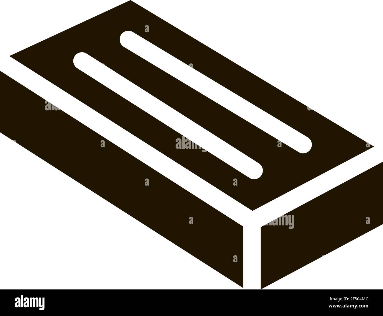 Brick Block Icon Vector Glyph Illustration Stock Vector Image & Art - Alamy