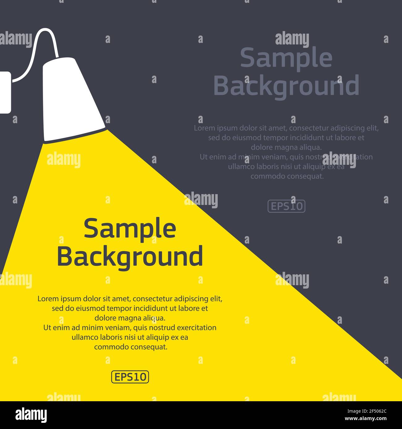 Wall light with sample text Stock Vector Image & Art Alamy