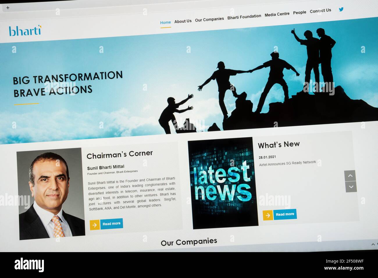 Bharti enterprises hires stock photography and images Alamy