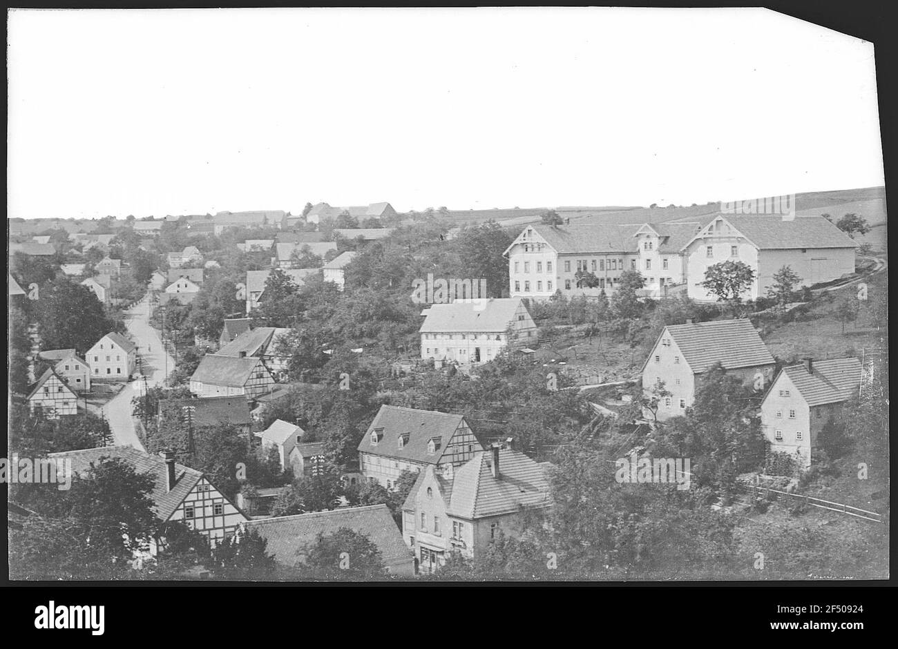 Klingenberg in Saxony. View of Klingenberg Stock Photo Alamy