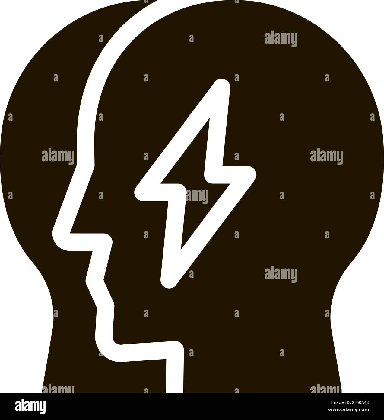 Human Versus Icon Vector Glyph Illustration Stock Vector