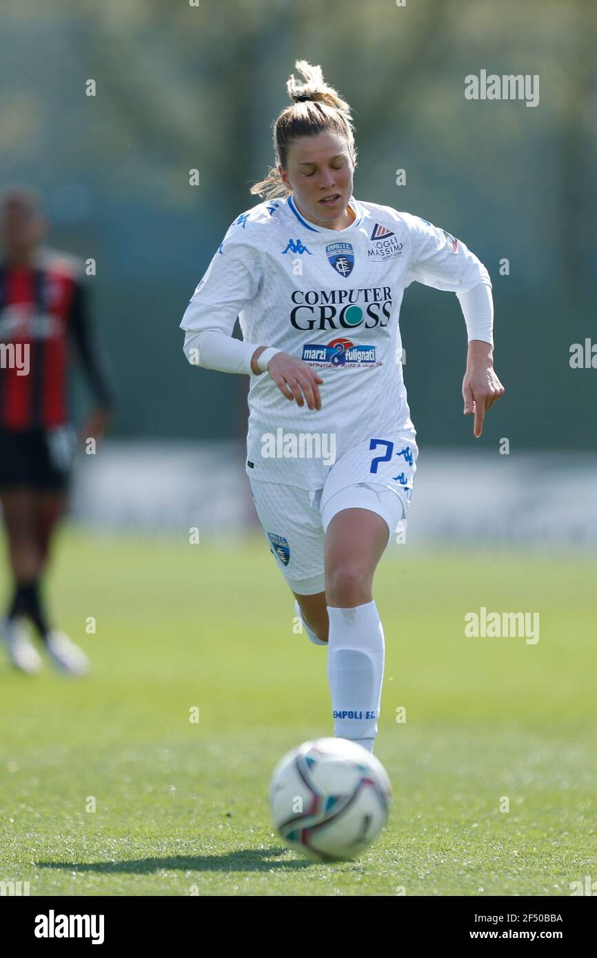 Francesca Vitale (AC Milan) during AC Milan vs ACF Fiorentina femminile,  Italian football Serie A Women mat - Photo .LiveMedia/Francesco Scaccianoce  Stock Photo - Alamy