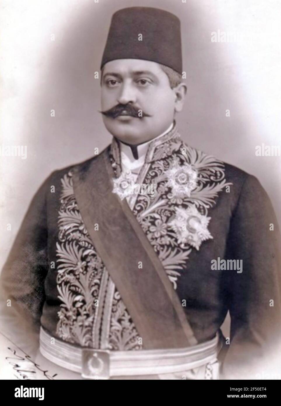 TALAAT PASHA (1874-1921) One of the nthree Pasha who ruled the Ottoman Empire during the First World War and responsible for the Armenian Massacres in 1915. Photo: Baines News Service Stock Photo