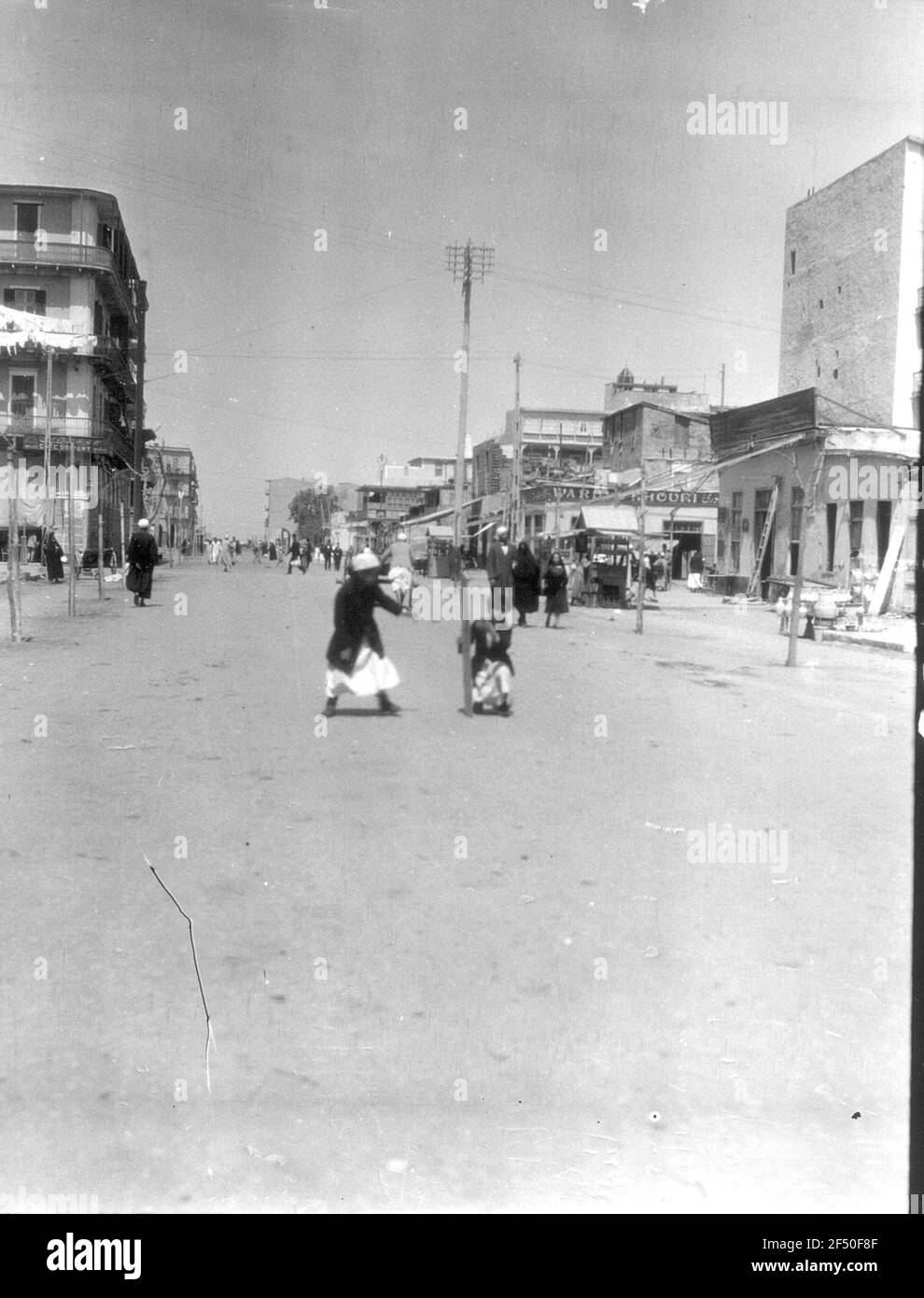 Port said egypt city architecture Black and White Stock Photos & Images ...