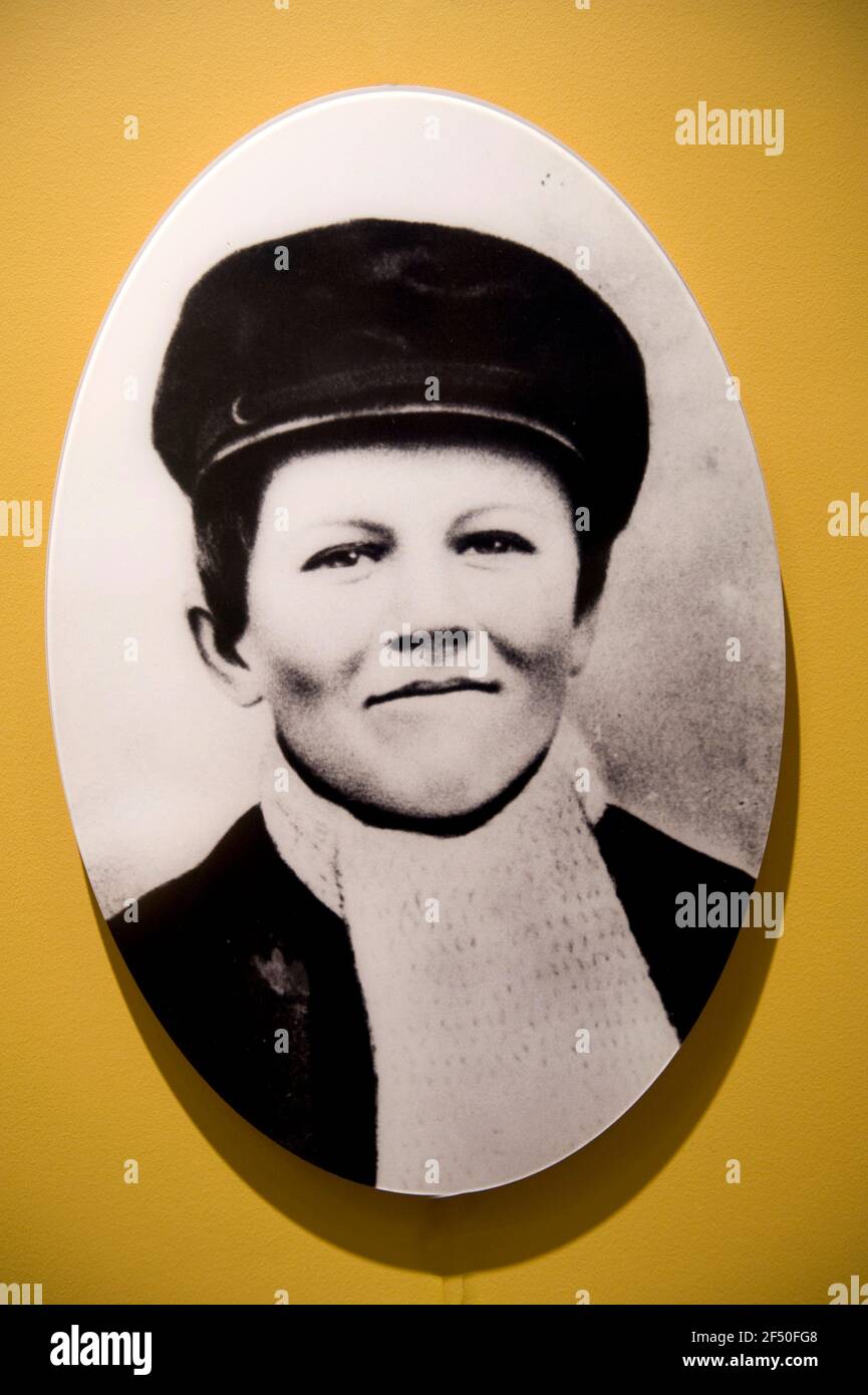 Thomas Edison historic images as teenager in Port Huron Michigan Stock Photo