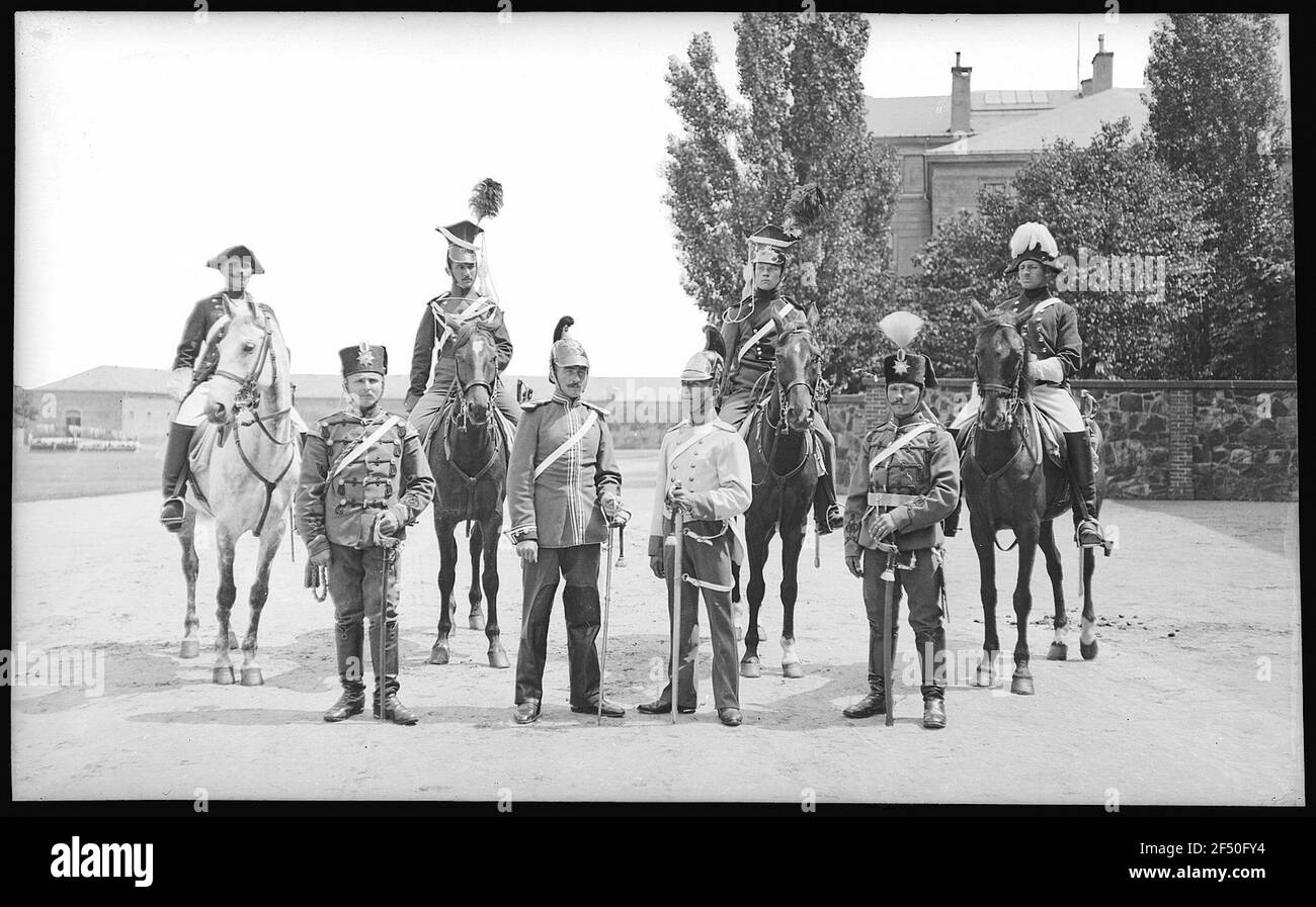 19th century military uniforms Black and White Stock Photos & Images ...