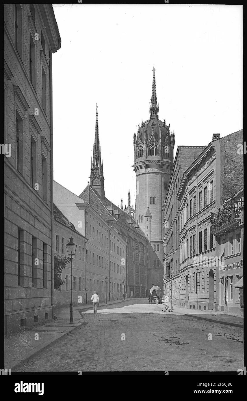 Wittenberg church luther Black and White Stock Photos & Images - Alamy