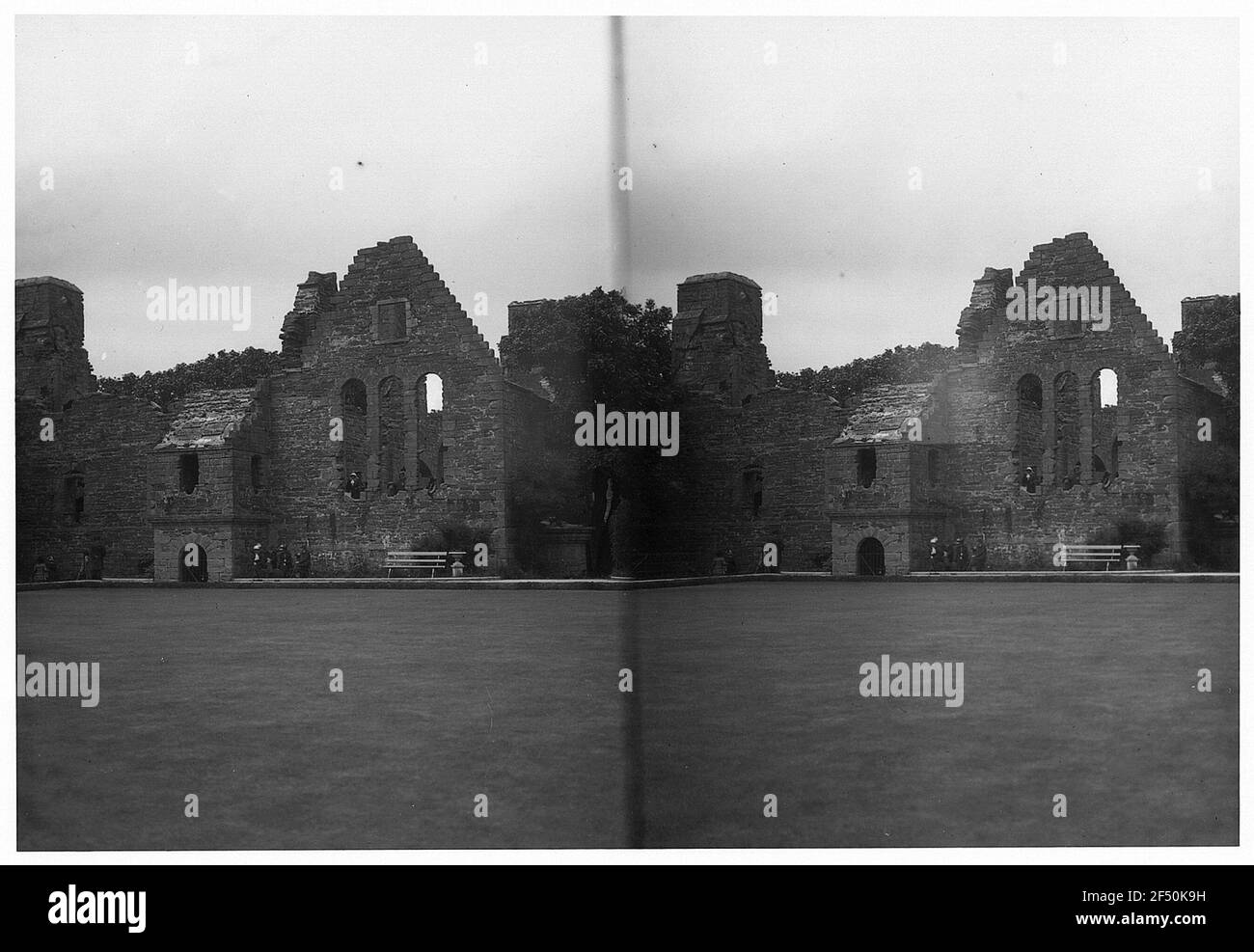 Kirkwall / Orkney Islands (Scotland). Ruin of the Bishop Palace Stock Photo