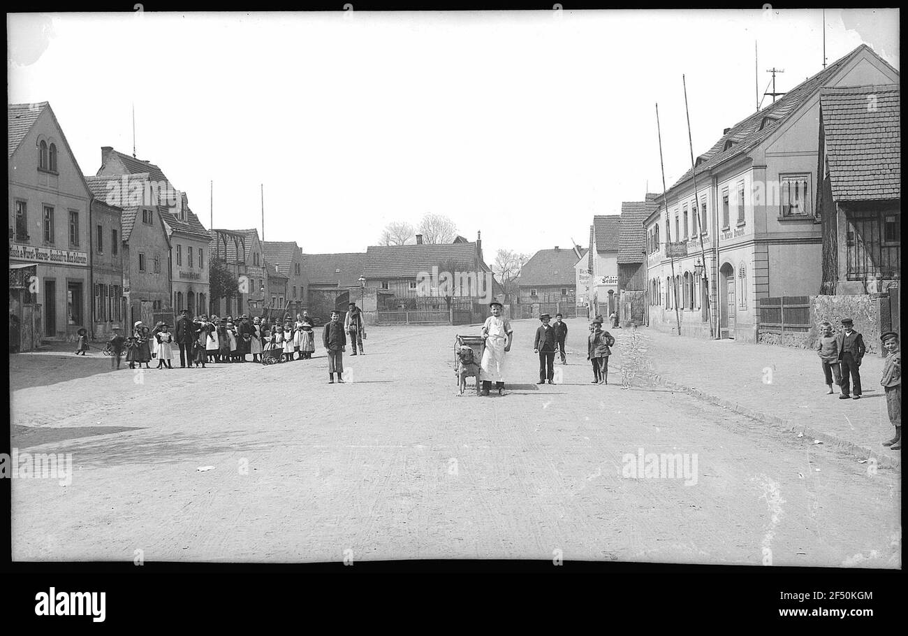Radebeul. AltKötzschenbroda, Hauptstraße Stock Photo Alamy