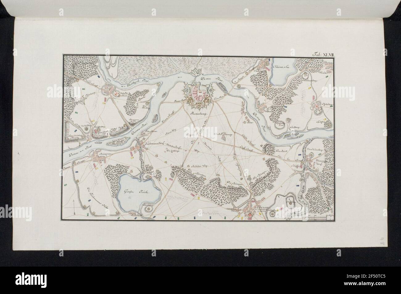 Fastening, idealtypical map, field fasteners Stock Photo Alamy