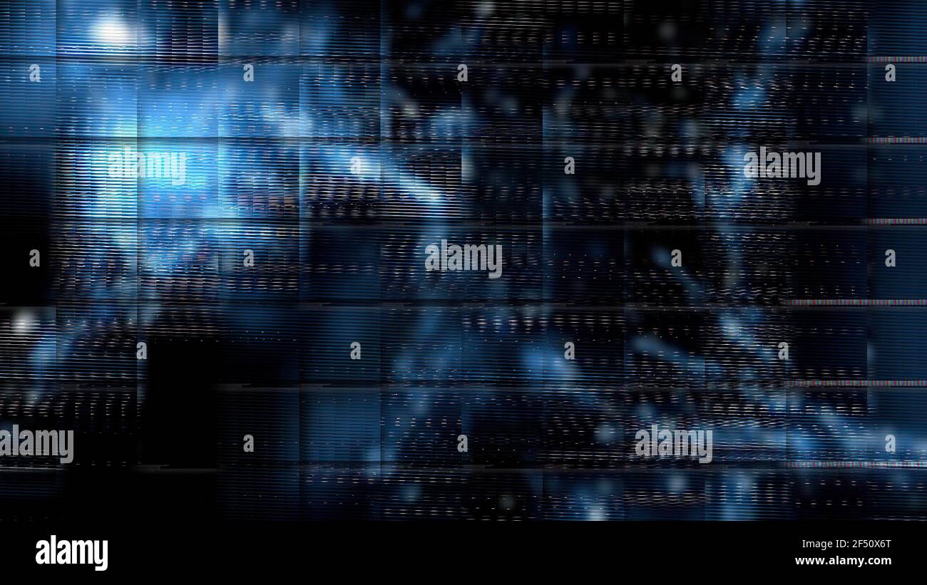 Blue Dust Particles over black 3d illustration Stock Photo - Alamy