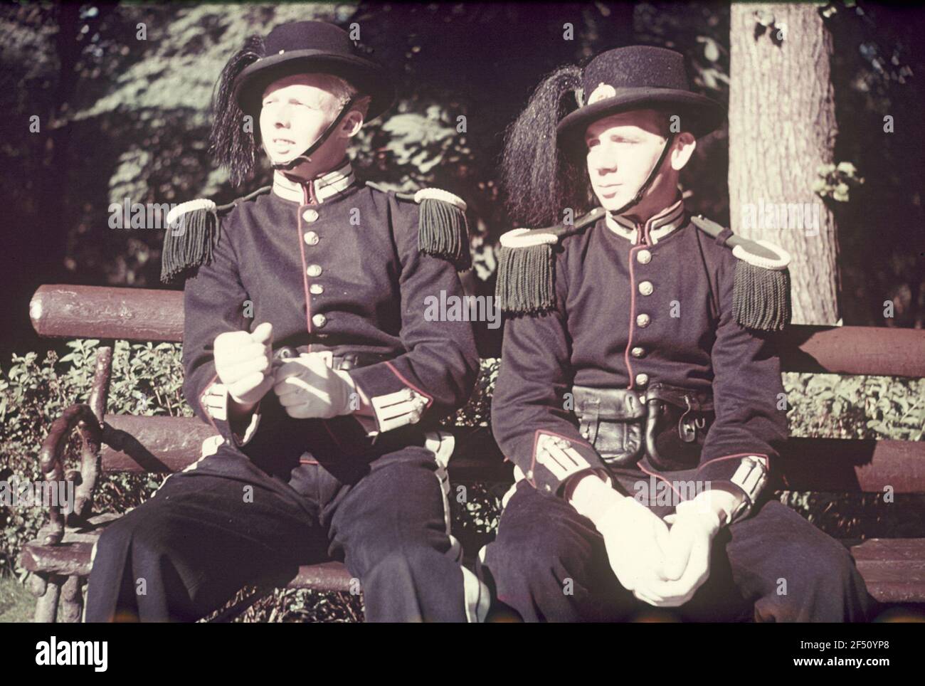 Two men in formal attire pose hi-res stock photography and images - Alamy