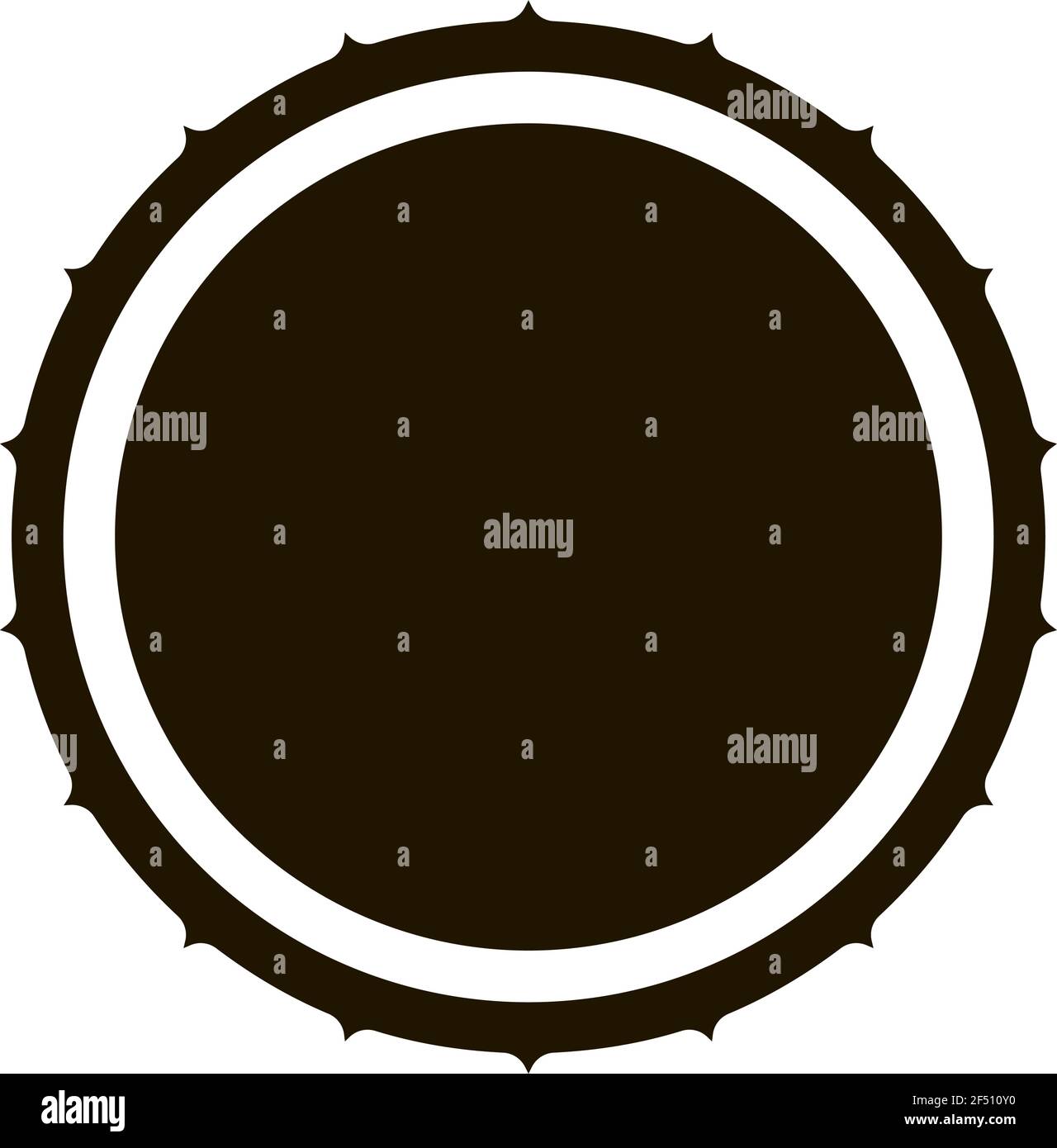 Bicycle Connecting Rod Vector Glyph Illustration Stock Vector Image