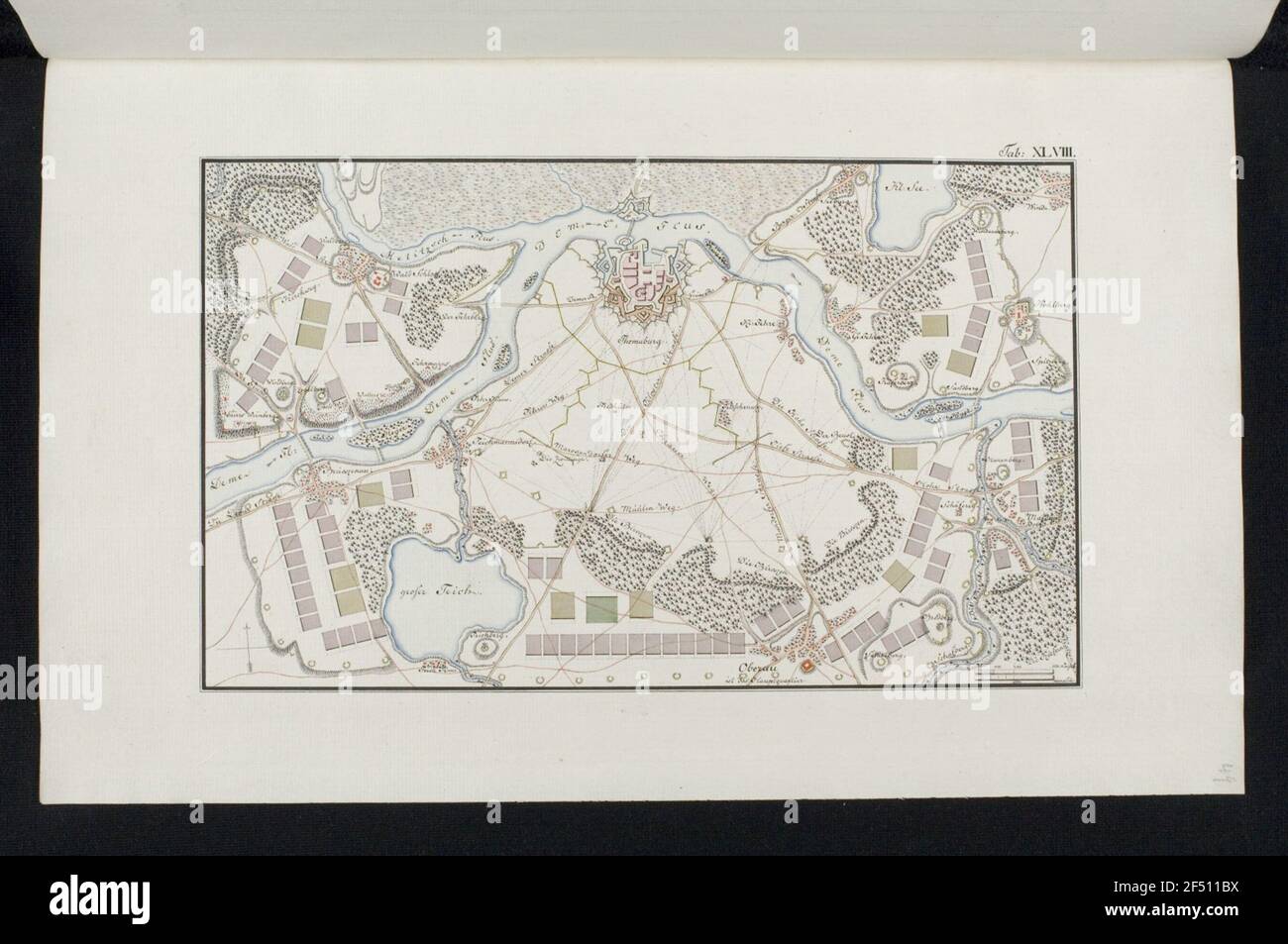 Fastening, idealtypical map, field fasteners Stock Photo Alamy