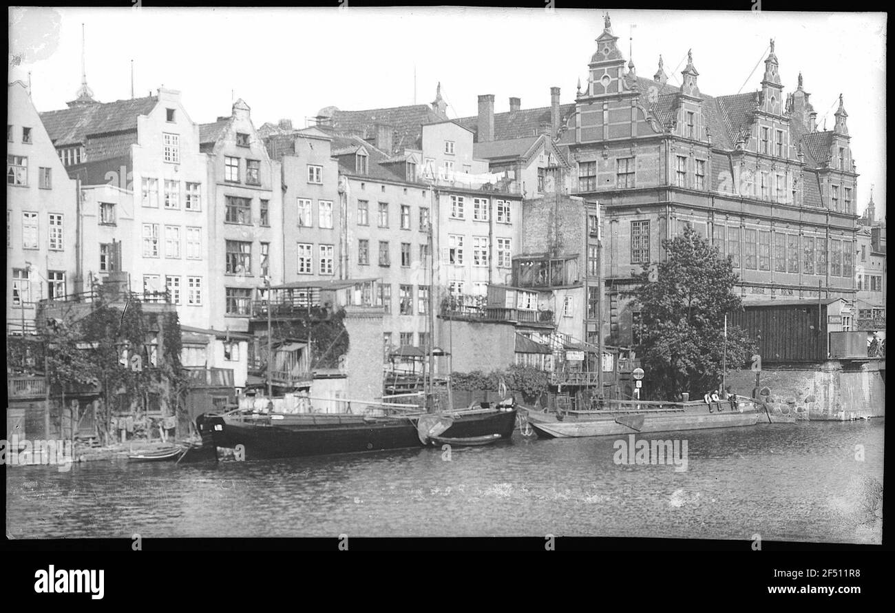 Gdansk. Green Gate (1564-1568; Hans Kramer) About the Mottlau Stock Photo