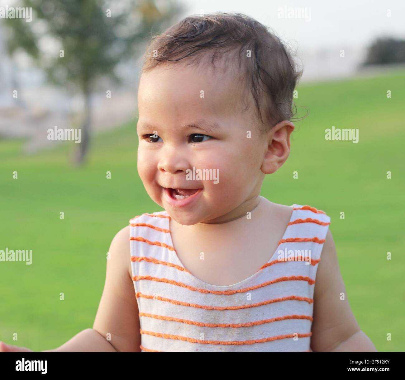 Pictures Of An One Year Old Baby Girl Stock Photo Alamy