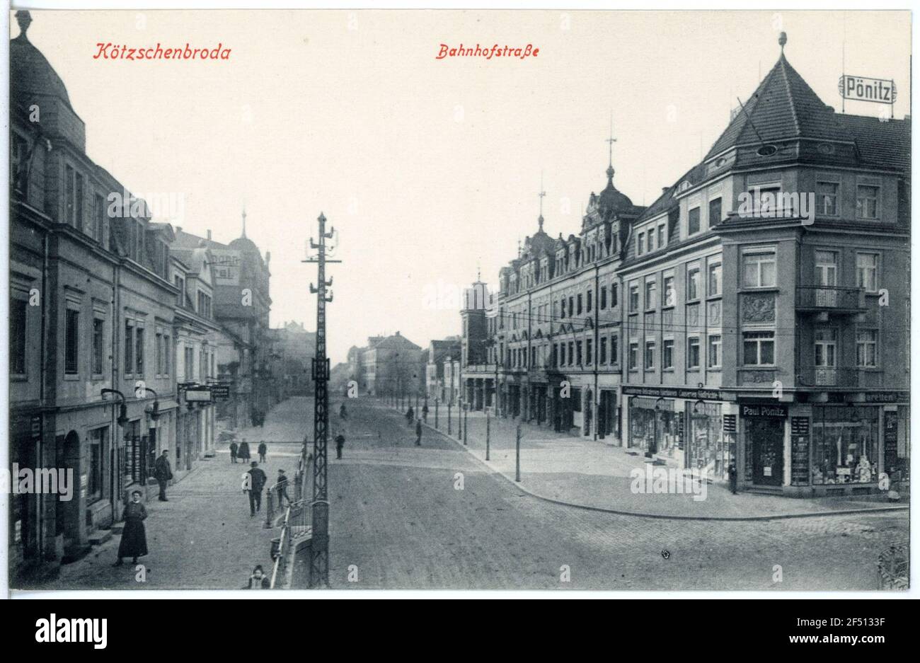 Bahnhofstraße Kötzschenbroda Radebeul. Bahnhofstraße Kötzschenbroda