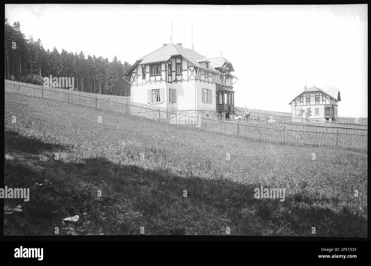Altenberg. Road to Hirschsprung. Dr. Börner's country house Stock Photo