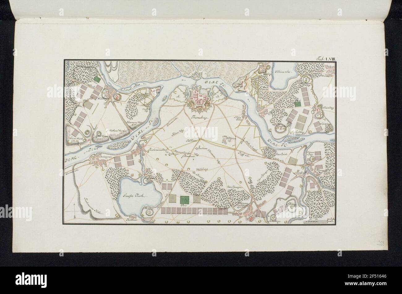 Fastening, idealtypical map, field fasteners Stock Photo Alamy