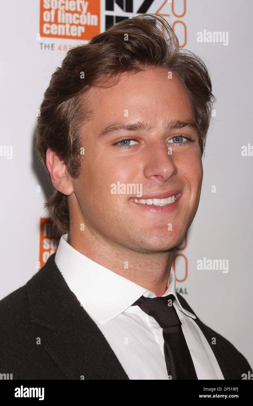 Armie Hammer attends the world premiere of "The Social Network" at the