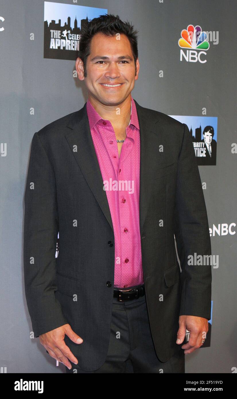 Johnny Damon attends the press conference to introduce the cast of “The