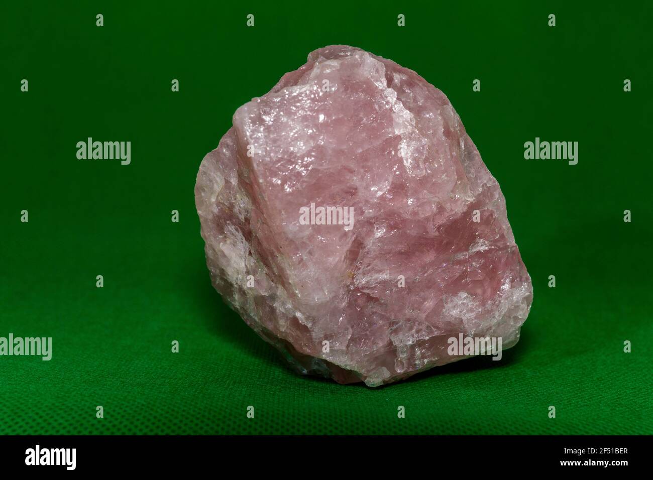 Rose quartz stone Stock Photo Alamy