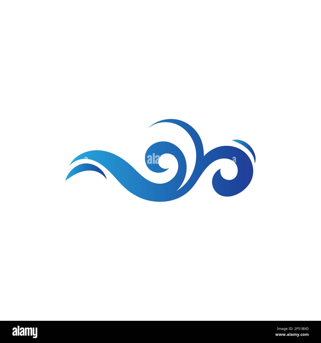 Ocean Wave Logo vector illustration design Template - Vector Stock ...