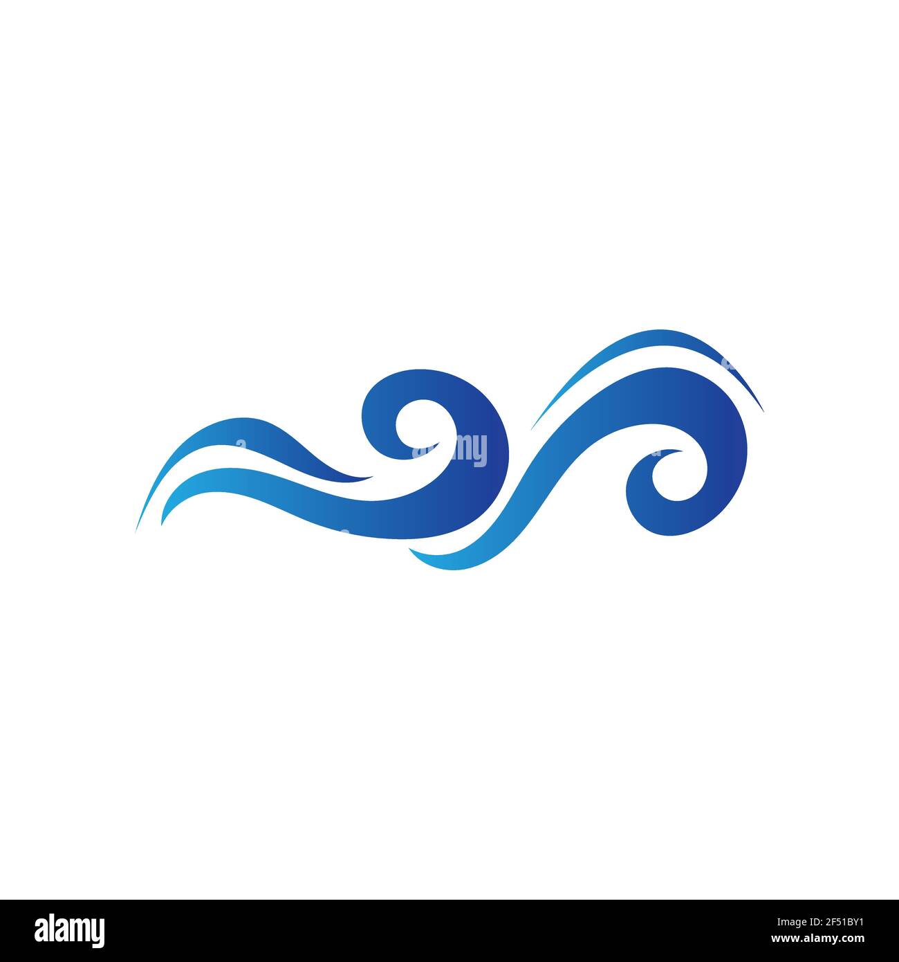Ocean Wave Logo vector illustration design Template - Vector Stock ...