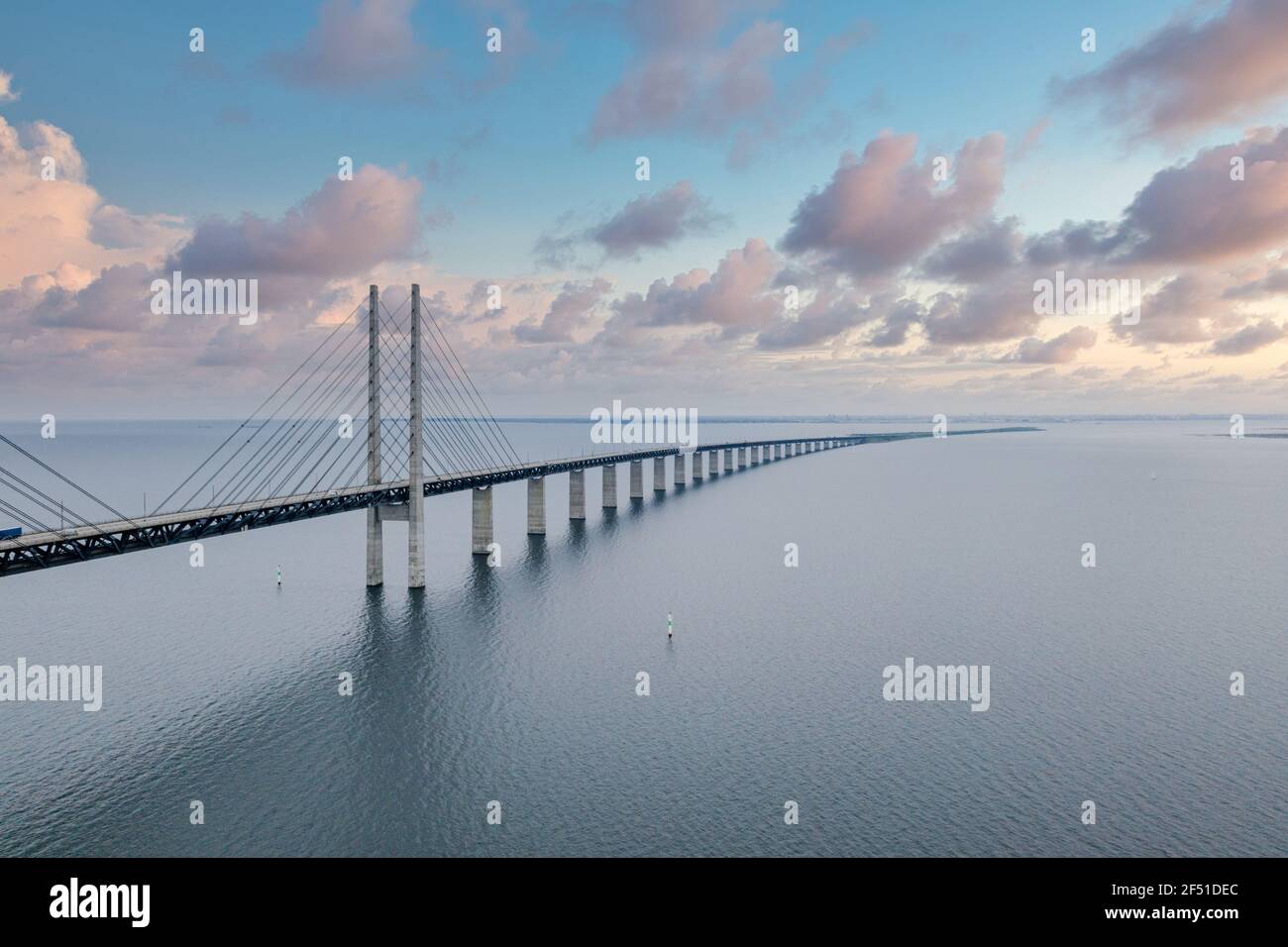 Sweden denmark bridge aerial hi-res stock photography and images - Alamy
