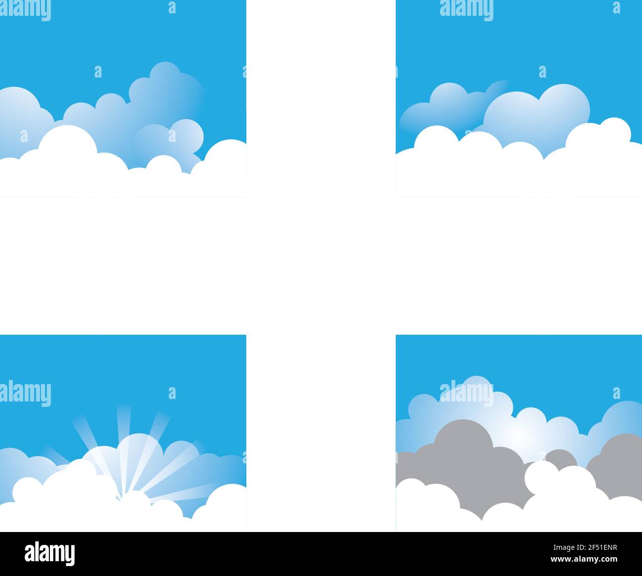 Blue sky with cloud background vector illustration design Stock Vector ...