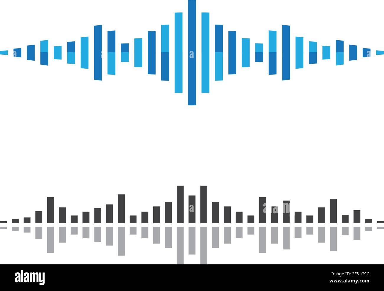 Sound wave logo template vector icon illustration Stock Vector Image ...