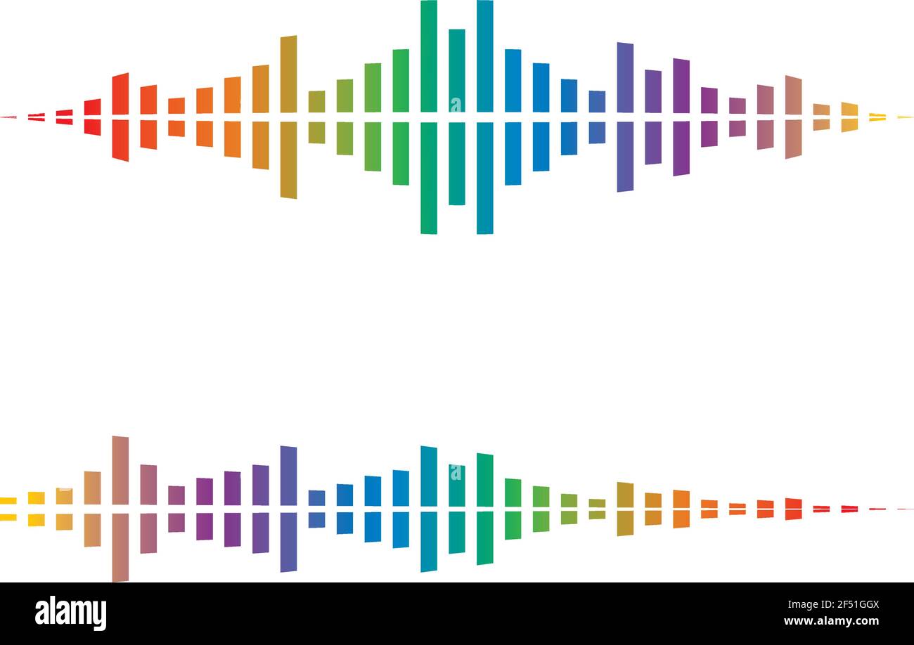 Sound wave logo template vector icon illustration Stock Vector Image ...