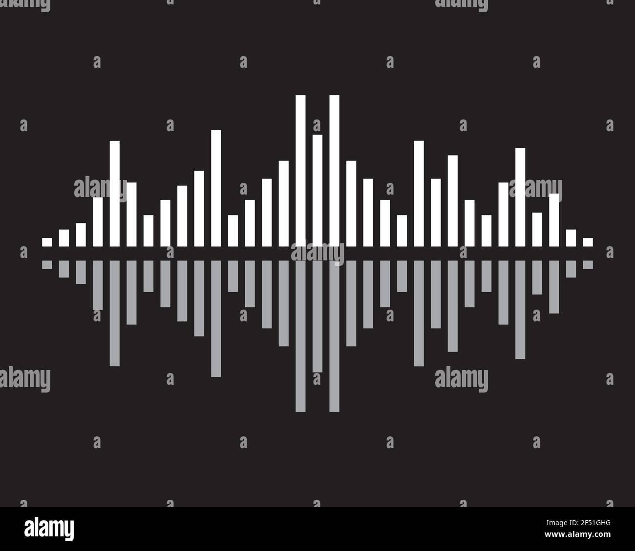 Sound wave logo template vector icon illustration Stock Vector Image ...