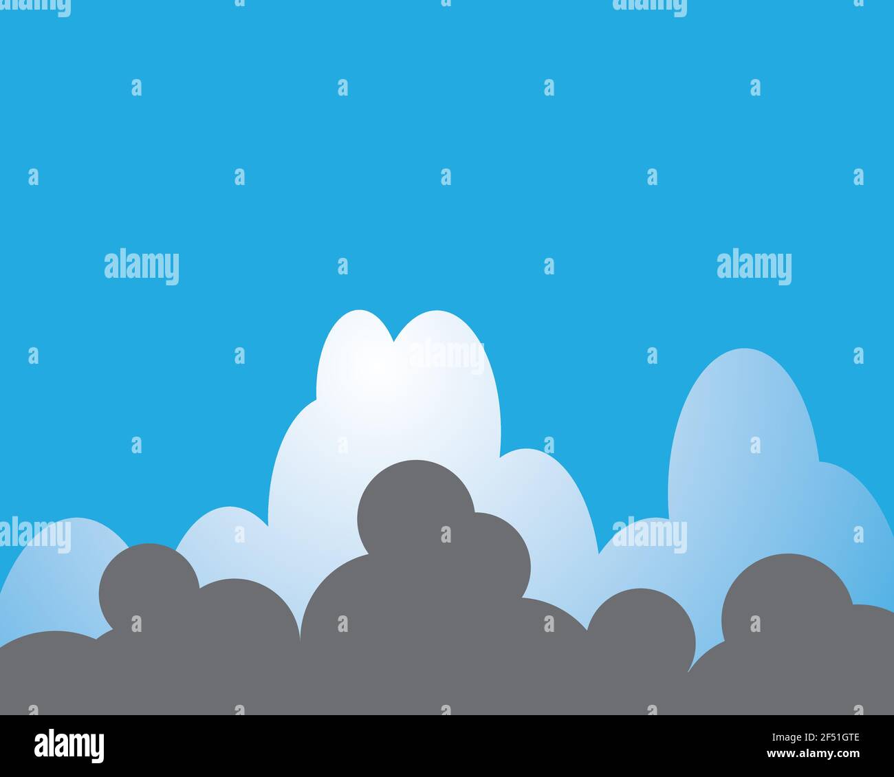 Blue sky with cloud background vector illustration design Stock Vector ...