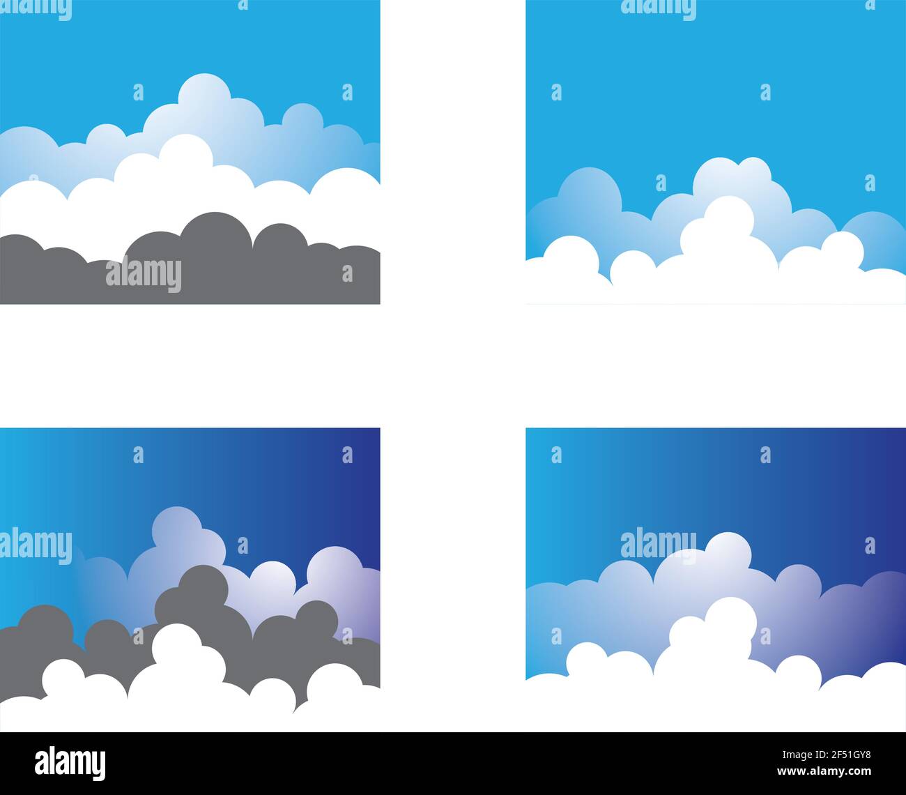 Blue sky with cloud background vector illustration design Stock Vector ...