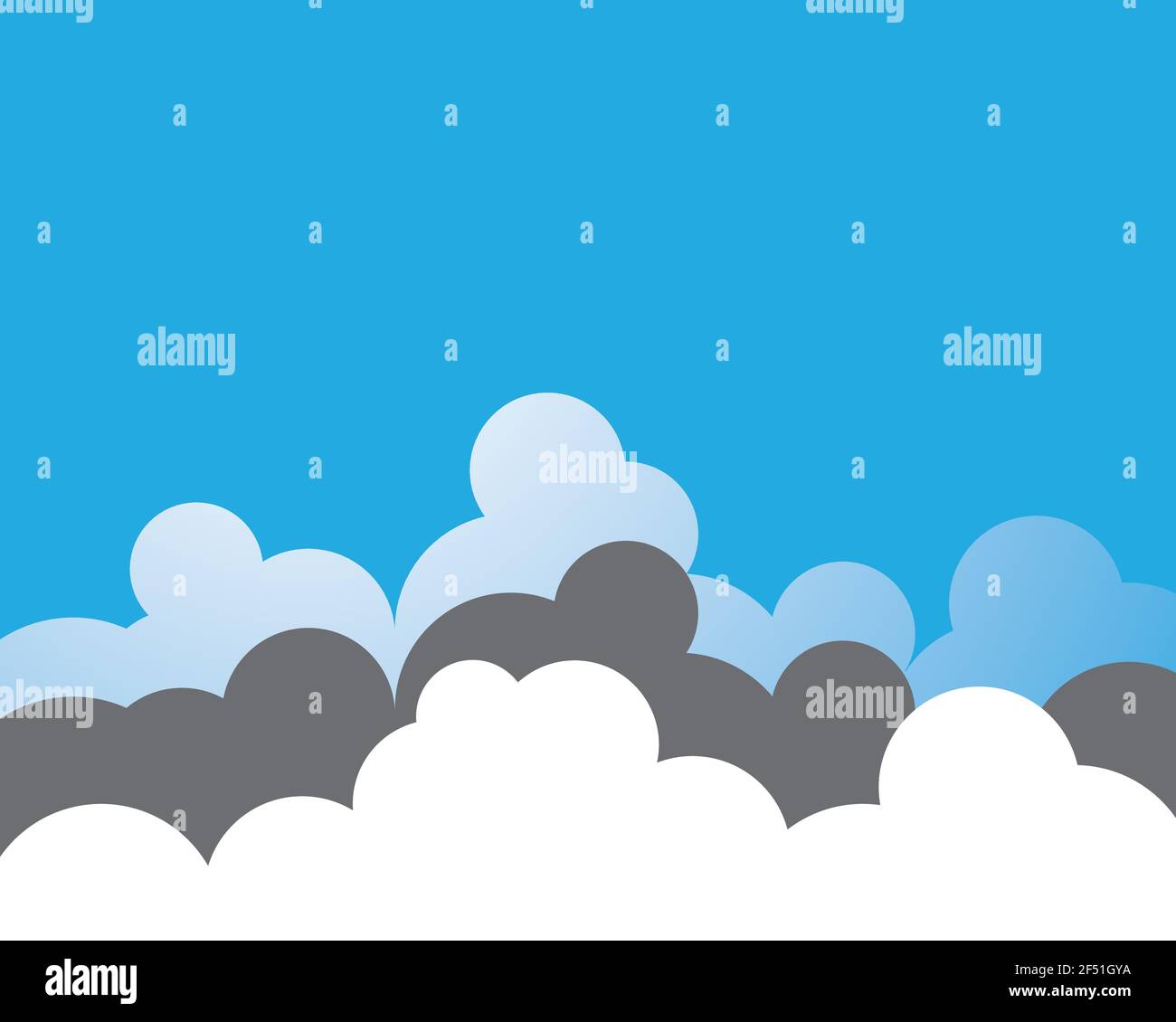 Blue sky with cloud background vector illustration design Stock Vector ...