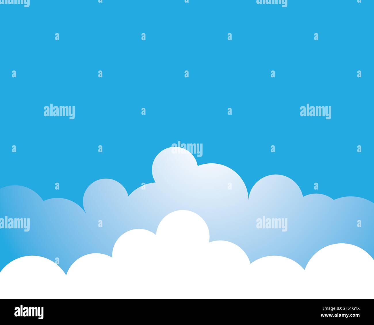 Blue sky with cloud background vector illustration design Stock Vector ...