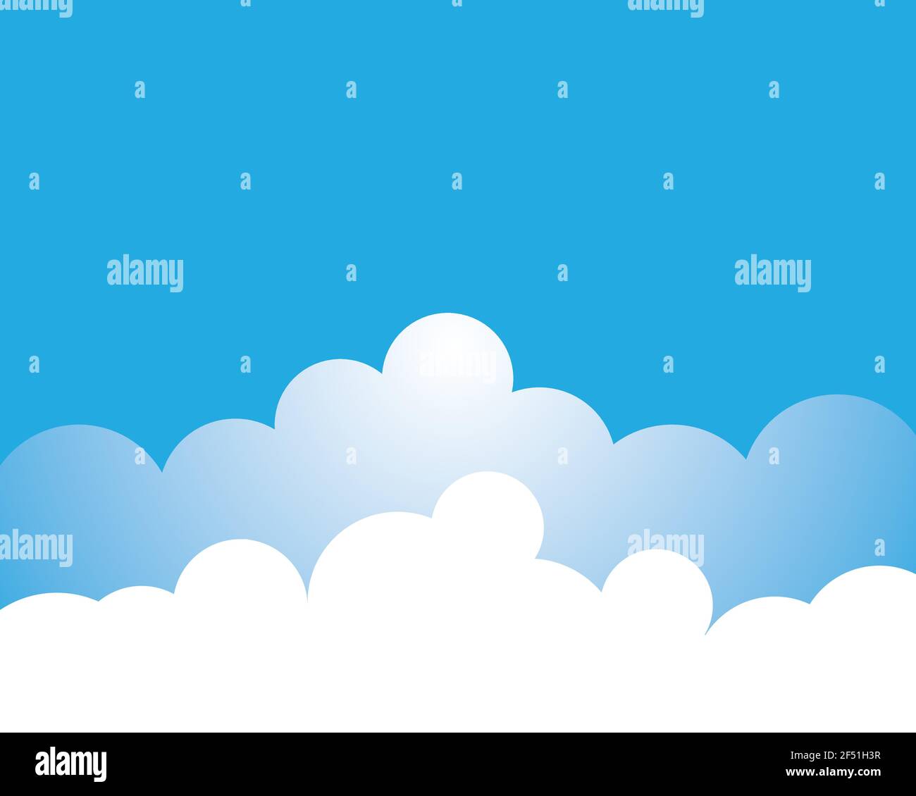 Blue sky with cloud background vector illustration design Stock Vector ...