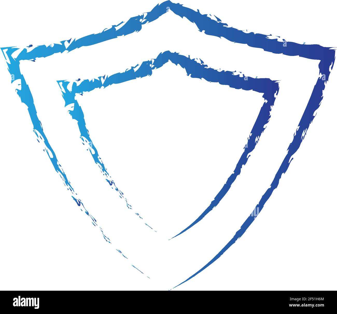 Shield logo template vector icon illustration design Stock Vector Image ...