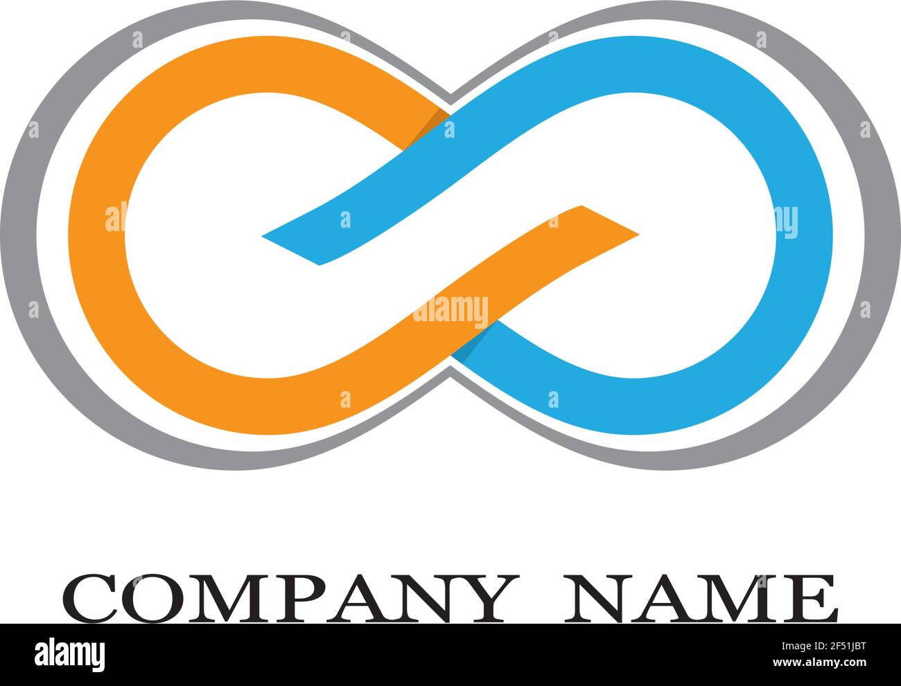 Infinity logo template vector icon illustration design Stock Vector ...